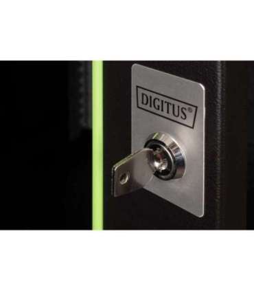 Digitus Wall Mounting Cabinet Unique Series DN-19 16U-6/6-SW Black 82 x 60 x 60 cm