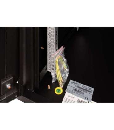 Digitus Wall Mounting Cabinet Unique Series DN-19 16U-6/6-SW Black 82 x 60 x 60 cm