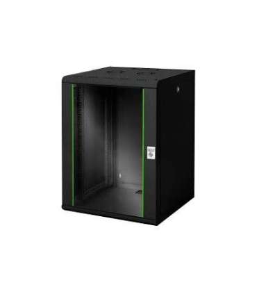 Digitus Wall Mounting Cabinet Unique Series DN-19 16U-6/6-SW Black 82 x 60 x 60 cm