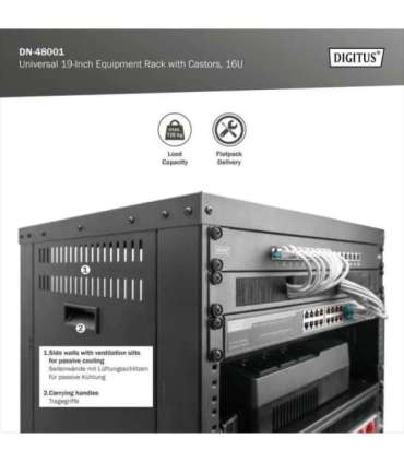 Digitus AVS Rack DN-48001 Black