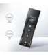 AXAGON USB-C 10Gbps - M.2 NVMe and SATA SSD THIN SCREWLESS box EEM2-GTS2