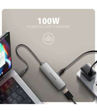 AXAGON Active converter RVC-HI8KPD, 100 W USB Type-C to HDMI