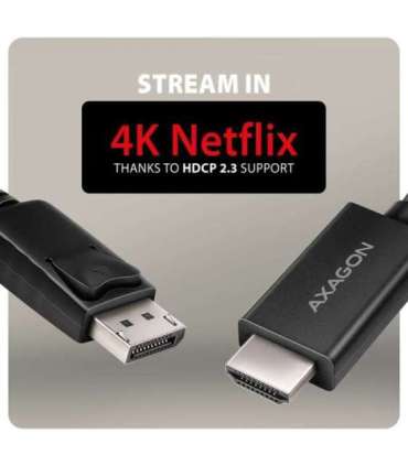 AXAGON Active cable RVD-HI20C2 DisplayPort to HDMI 1.8 m