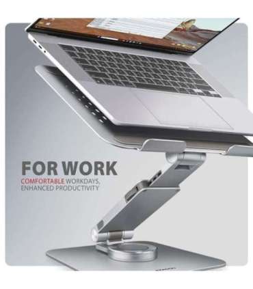 AXAGON Desk Mount STND-LR stand with 360° rotation for laptops and tablets Adjustable Height, Angle 10-17.3 " |