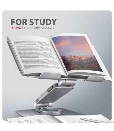 AXAGON Desk Mount STND-LR stand with 360° rotation for laptops and tablets Adjustable Height, Angle 10-17.3 " |