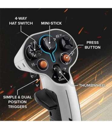Thrustmaster SOL-R 2 Hosas WW White/Black