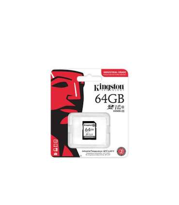 Kingston Memory Card SDIT/64GB 64 GB SD Flash memory class Class 10, UHS-I, U3, V30, A1
