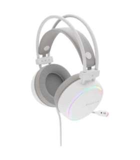 Genesis RGB Gaming Headset Neon 613 G2 Wired Over-ear Microphone White