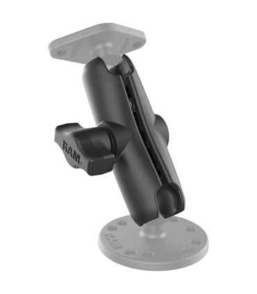 RAM mounts Double Socket Arm - B Size Long RAM-B-201U-C Black