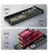 AXAGON External USB-C 10Gbps metal box with info display for M.2 NVMe and SATA SSD EEM2-SD2