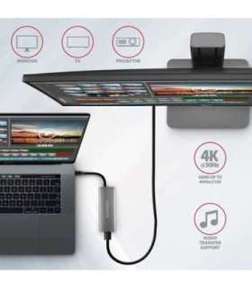 AXAGON Multi-port USB-C 10Gbps hub, 13cm HMC-5G21