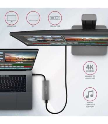 AXAGON Multi-port USB-C 10Gbps hub, 13cm HMC-5G21