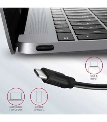 AXAGON Multi-port USB-C 10Gbps hub, 13cm HMC-5G21