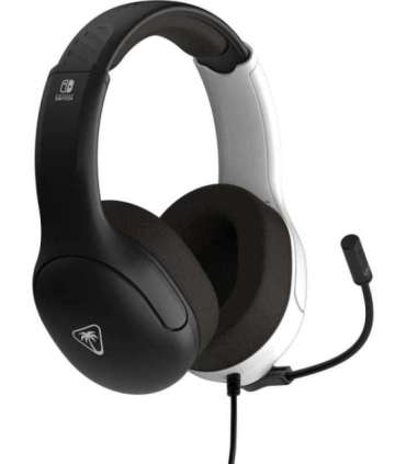 Turtle Beach Headset Airlite Fit Nintendo Switch Wired Over-Ear Microphone Black/White