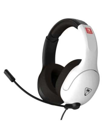 Turtle Beach Headset Airlite Fit Nintendo Switch Wired Over-Ear Microphone Black/White