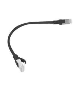 Lanberg Patchcord CAT.6 UTP fluke passed PCU6-10CC-0025-BK 0.25 m