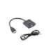 Lanberg HDMI, Mini Jack 3.5 mm, VGA Adapter AD-0017-BK 20 m