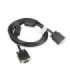Lanberg VGA Cable, Dual-Shielded Ferrite Core CA-VGAC-10CC-0018-B VGA to VGA 1.8 m