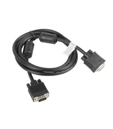 Lanberg VGA Cable, Dual-Shielded Ferrite Core CA-VGAC-10CC-0018-B VGA to VGA 1.8 m