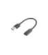 Lanberg USB Type-C to USB Type-A Adapter Cable AD-UC-UA-03