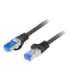Lanberg Patchcord Cat.6A S/FTP LSZH CCA PCF6A-10CC-0150-BK 1.5 m
