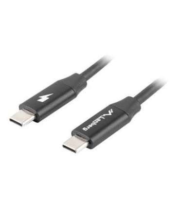 Lanberg USB-C 2.0 Cable, Quick Charge 4.0 CA-CMCM-40CU-0018-BK USB Type-C to USB Type-C 1.8 m