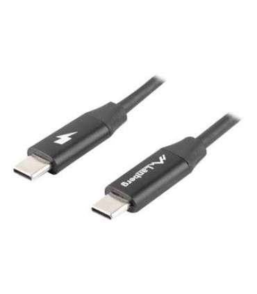 Lanberg USB-C 2.0 Cable, Quick Charge 4.0 CA-CMCM-40CU-0018-BK USB Type-C to USB Type-C 1.8 m