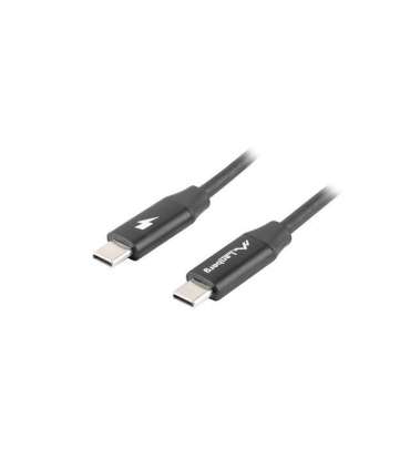 Lanberg USB-C 2.0 Cable, Quick Charge 4.0 CA-CMCM-40CU-0018-BK USB Type-C to USB Type-C 1.8 m