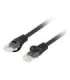 Lanberg Patchcord Cat.6 UTP LSZH CU PCU6-10CU-0200-BK 2 m