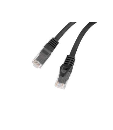 Lanberg Patchcord Cat.6 UTP LSZH CU PCU6-10CU-1000-BK 10 m