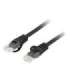 Lanberg Patchcord Cat.6 UTP LSZH CU PCU6-10CU-1000-BK 10 m