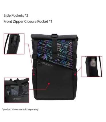 Asus BP4701 ROG BACKPACK/15_17 Asus BP4701 Notebook carrying backpack Fits up to size 17 " Backpack Black