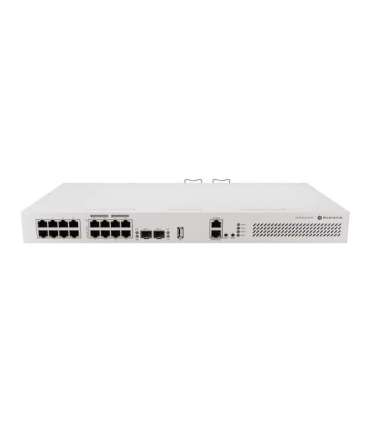 MikroTik Cloud Router Switch with RouterOS L5, racmount case CRS418-8P-8G-2S+RM