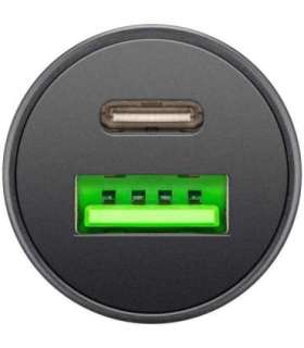 Goobay 61739 Dual-USB Car Fast Charger USB-C PD, 45 W Goobay