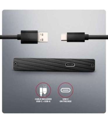 AXAGON EE25-XA6C USB-C 3.2 Gen 1 - SATA 6G 2.5" External ALINE Box