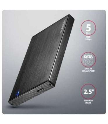 AXAGON EE25-XA6C USB-C 3.2 Gen 1 - SATA 6G 2.5" External ALINE Box