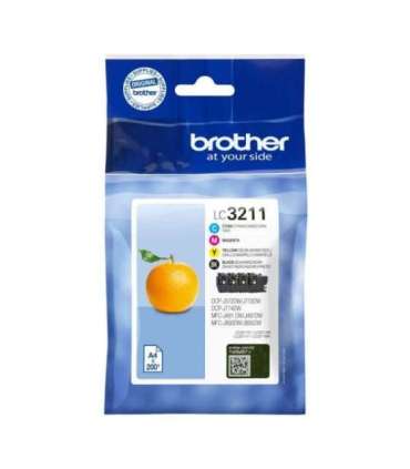 Brother Cartridge Value Pack LC3211VAL Ink cartridge Black, yellow, cyan, magenta