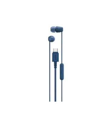Sony Earbuds IER‑EX15C Wired In-ear Microphone Blue