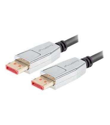 Lanberg DisplayPort M/M Cable 20 PIN V1.4 8K 60HZ CA-DPDP-20CU-0010-BK 1 m
