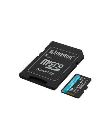 Kingston Memory card Canvas Go! Plus 1000 GB microSD Flash memory class Class 10, UHS-I, U3, V30, A2