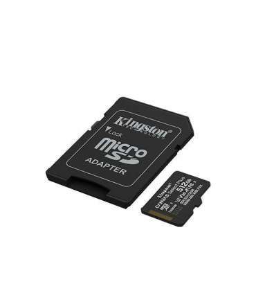 Kingston Canvas Select Plus 512 GB microSD Flash memory class Class 10, UHS-I, U1/U3, video class 10/30, A1