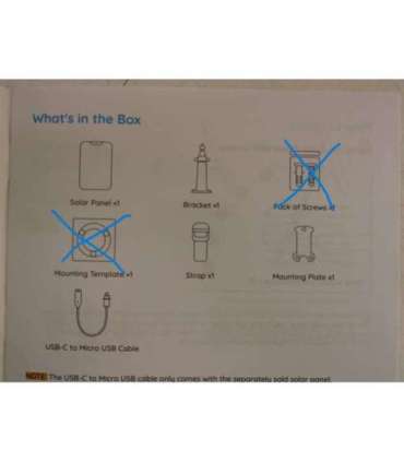 SALE OUT. Reolink SP2-W 6W Solar Panel, White Reolink Solar Panel SP2-W White IP65 USED, DIRTY, MISSING