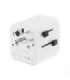 Gembird TPA-EU2A12-01-W EU to Universal travel power adapter, 12W, white Gembird