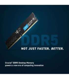 Crucial CT8G48C40U5 DIMM Memory, 8 GB, DDR5, 4800 Mhz, CL40, 1.1v
