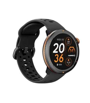 Hammer Watch 2 Lite Smart watch AMOLED 1.43" Waterproof Black
