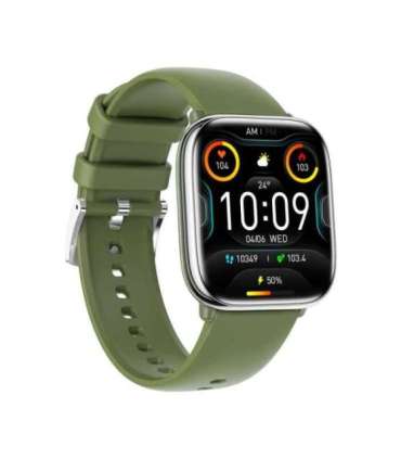 myPhone Watch Pastel Smart watch AMOLED 1.75" Waterproof Silver Green