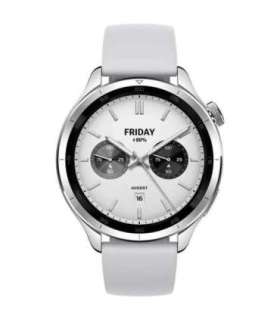 Xiaomi Watch S4 Smart watch GPS (satellite) AMOLED 1.43" Waterproof Silver