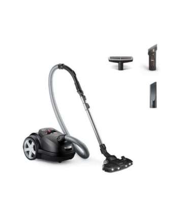 Vacuum Cleaner|PHILIPS|Bagged|900 Watts|Noise 75 dB|Black|Weight 5.3 kg|XD8122/10