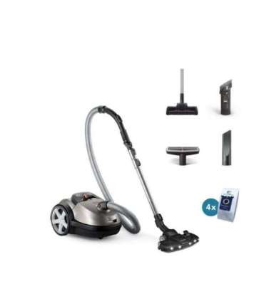 Vacuum Cleaner|PHILIPS|Cordless|900 Watts|Capacity 4 l|Noise 75 dB|Black / Grey|Weight 5.3 kg|XD8152/12