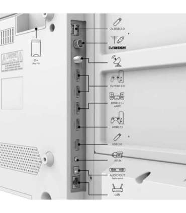 TV Set|THOMSON|43"|4K/Smart|QLED|3840x2160|Google TV|White|43UG4S14W